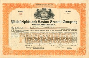Philadelphia and Easton Transit Co.
